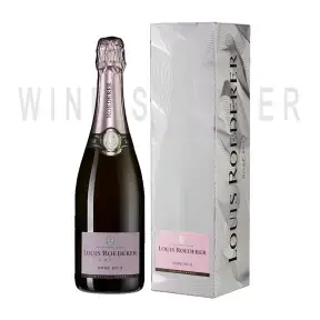 Шампанское Louis Roederer Brut Rose Grafika AOC gift box 2013 0.75 л
