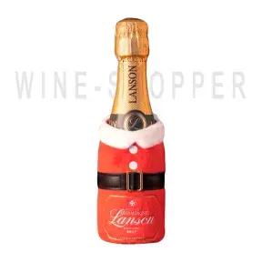 Шампанское Lanson Black Label Brut Santa Claus gift box 0.2 л