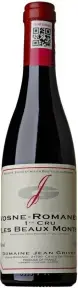 Вино Domaine Jean Grivot Vosne-Romanee 1er Cru AOC Les Beaux Monts, 2005, 0.375 л