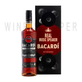 Ром Bacardi Carta Negra, gift box with loudspeakers, 0.7 л