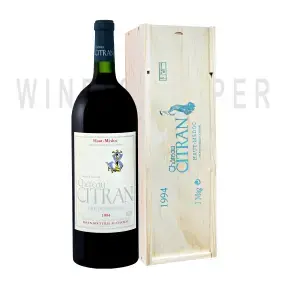 Вино Chateau Citran Haut Medoc AOC gift box 2014 1.5 л