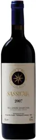 Вино Sassicaia, 2007, 0.75 л