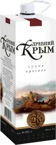 Вино Древний Крым Красное Сухое, 1 л