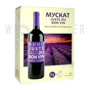 Вино Juste Du Bon Vin Muskat 3 л