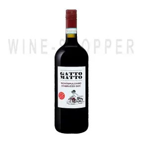 Вино Gatto Matto Montepulciano d'Abruzzo DOC Villa degli Olmi 2017 1.5 л