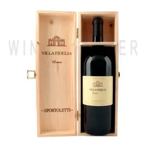 Портвейн Sportoletti Villa Fidelia Umbria Rosso wooden box 2013 1.5 л