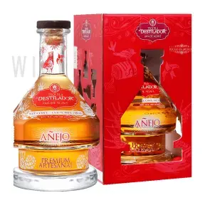 Текила El Destilador Anejo Premium Artesanal Destileria Santa Lucia, gift box, 0.75 л