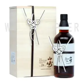 Виски Suntory Yamazaki 25 Year Old Single Malt Rare Limited Edition gift box 0.7 л