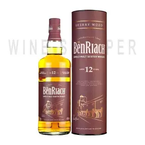 Виски Benriach Sherry Wood, 12 Years Old, in tube 0.7 л