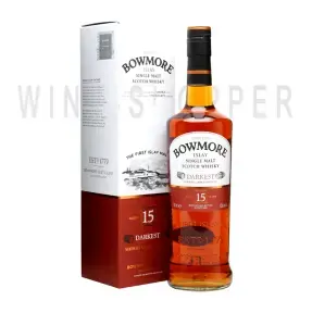 Виски Bowmore Darkest 15 years old gift box 0.7 л