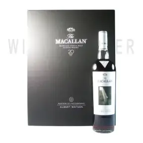 Виски Macallan Masters of Photography Albert Watson 20 year old, gift box 0.7 л