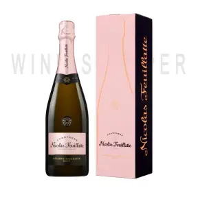 Шампанское Nicolas Feuillatte Brut Reserve Exclusive Rose, gift box 0.75 л