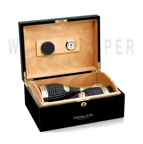 Шампанское Nicolas Feuillatte Palmes D'Or Brut 2 bottles in wooden box 2006 0.75 л