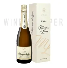 Игристое вино Marques de Lares Brut Nature Cava DO in gift box 0.75 л