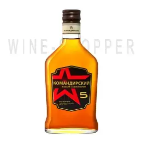 Коньяк Российский коньяк пятилетний Командирский фляга КН 0.25 л