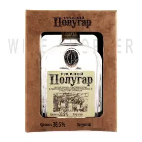 Водка Polugar Rye gift box 0.75 л