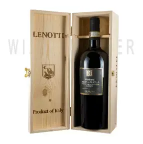 Вино Lenotti, Amarone della Valpolicella DOC Classico, wooden box 1.5 л