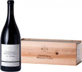 Вино Croix des Verillats, Moulin-a-Vent AOC, 2015, wooden box 2015 1.5 л