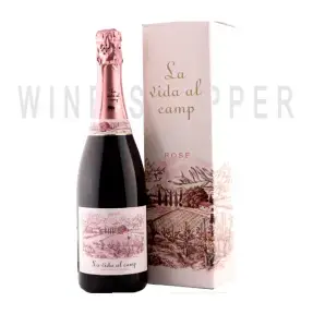 Игристое вино La Vida Al Camp Brut Rose in gift box 2015 0.75 л