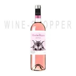 Вино Cuatro Rayas, Organic Tempranillo Rose, Rueda DO 2019 0.75 л