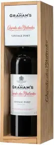 Портвейн Graham's, Quinta dos Malvedos Vintage Port, 2008, wooden box 2008 0.75 л