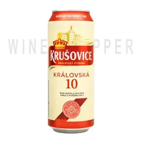 Пиво Krusovice Kralovska 10, in can 0.5 л