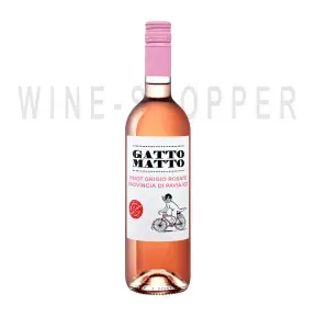 Вино Villa degli Olmi, Gatto Matto Pinot Grigio Rosato, Provincia di Pavia IGT 2019 0.75 л