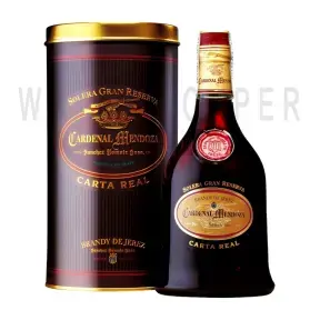 Бренди Cardenal Mendoza Carta Real Solera Gran Reserva Brandy de Jerez, gift box, 0.7 л