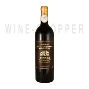 Вино Сhateau Pied d'Argent Bellevue, Bordeaux AOC 0.75 л