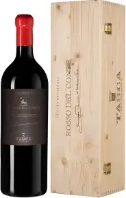 Вино Tasca d'Almerita Rosso del Conte DOC, 2015, wooden box, 1.5 л