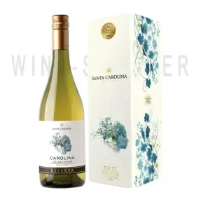 Вино Santa Carolina, Reserva Chardonnay, Valle de Rapel DO, 2017, gift box 2017 0.75 л