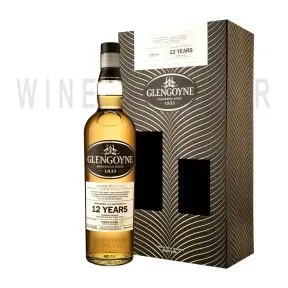 Виски Glengoyne 12 Years Old, gift box, gift box with glass