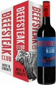 Вино Beefsteak Club, Beef & Liberty, Vin de France Malbec 0.75 л