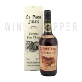 Кальвадос Le Pere Jules 20 Years Old, AOC Calvados Pays d'Auge, gift box 1.5 л
