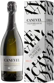 Игристое вино Canevel Prosecco Valdobbiadene Superiore DOCG Brut, gift box, 2024, 0.75 л