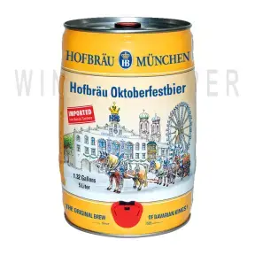 Пиво Hofbrau Oktoberfest, mini keg 5 л