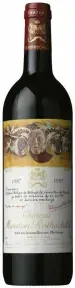 Вино Chateau Mouton Rothschild Pauillac AOC Premier Grand Cru Classe, 1987, 0.75 л