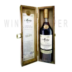 Арманьяк Monluc Armagnac AOC, 1971, wooden box 1971 0.7 л