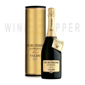 Игристое вино Valdo Cuvee del Fondatore Prosecco di Valdobbiadene DOCG, gift tube, 0.75 л