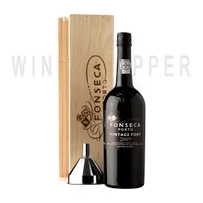 Портвейн Fonseca, Vintage Port, 2007, wooden box 2007 0.75 л