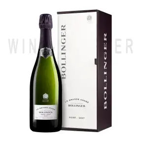 Шампанское Bollinger, La Grande Annee Rose Brut AOC, 2007, gift box, 0.75 л