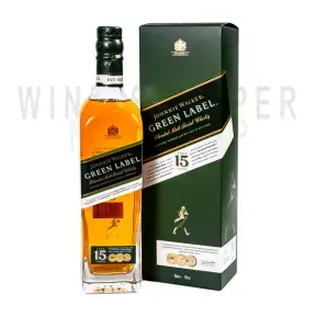 Виски Johnnie Walker Green Label 15 years old gift box 0.7 л