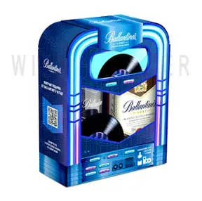 Виски Ballantine's Finest, gift box with a glass, 0.7 л
