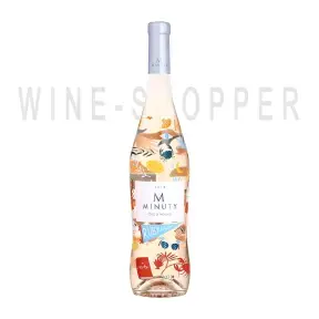 Вино M de Minuty Rose, Cotes de Provence AOC, 2018, Limited Edition by Ruby Taylor 2018 0.75 л