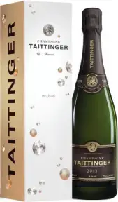 Шампанское Taittinger, Brut Millesime, 2013, gift box 2013 0.75 л