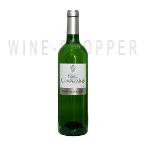 Вино Chateau des Chapelains Blanc Sec, Sainte-Foy Cotes de Bordeaux AOC 0.75 л
