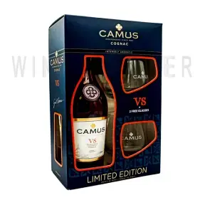 Коньяк Camus VS Elegance gift box with 2 glasses 0.7 л