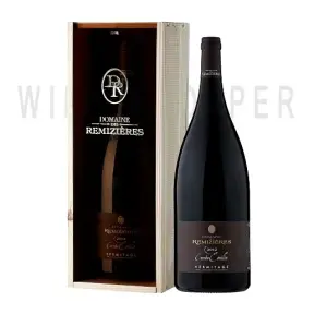 Вино Domaine des Remizieres, Cuvee Emilie, Hermitage AOC Rouge, 2014, wooden box 2014 1.5 л