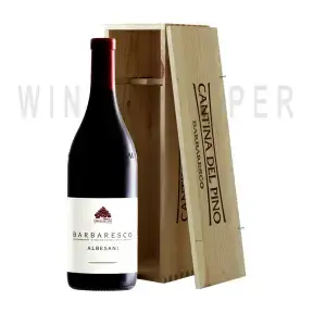 Вино Cantina del Pino, Barbaresco Albesani, wooden box 2013 1.5 л