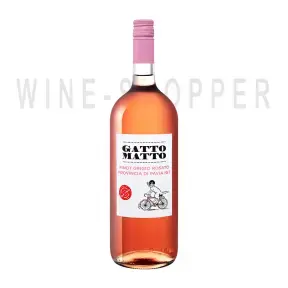 Вино Villa degli Olmi, Gatto Matto Pinot Grigio Rosato, Provincia di Pavia IGT 2017 1.5 л
